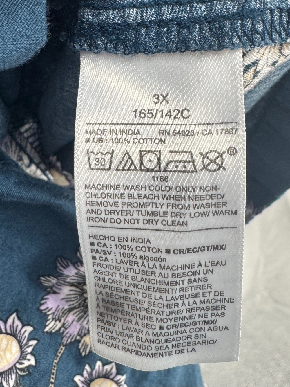 Off-Shoulder Floral Mini Dress in Navy EUC 0159 - Picture 4 of 4